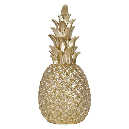 Gold Pineapple Resin Window Display Decor